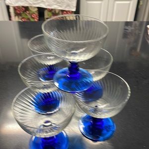 Vintage Sherbet glassware.